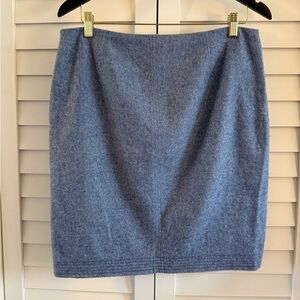 Banana Republic Blue Wool Blend Skirt Size 10